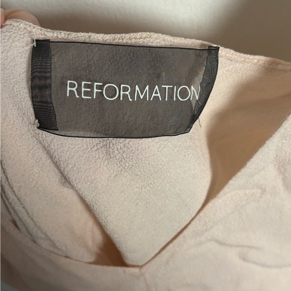 Reformation Pale Pink Open Back Romper - Picture 4 of 4